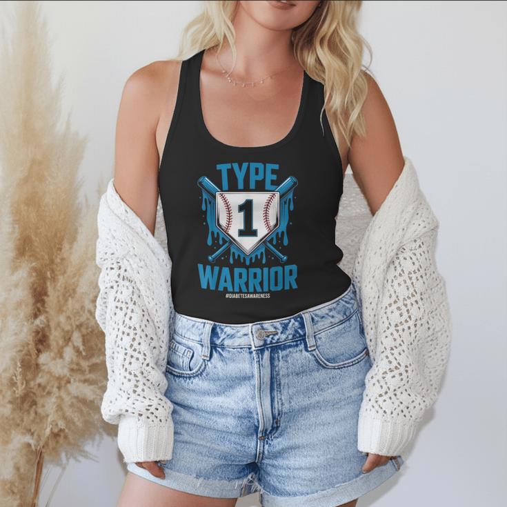 Type 1 Warrior Diabetes Awareness Baseball Enthusiasts Flowy Tank Type 1 Warrior Diabetes Awareness Baseball Enthusiasts Flowy Tank