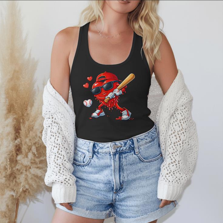 Valentine Baseball Heart Sports Love Valentines Day Boys Flowy Tank Valentine Baseball Heart Sports Love Valentines Day Boys Flowy Tank