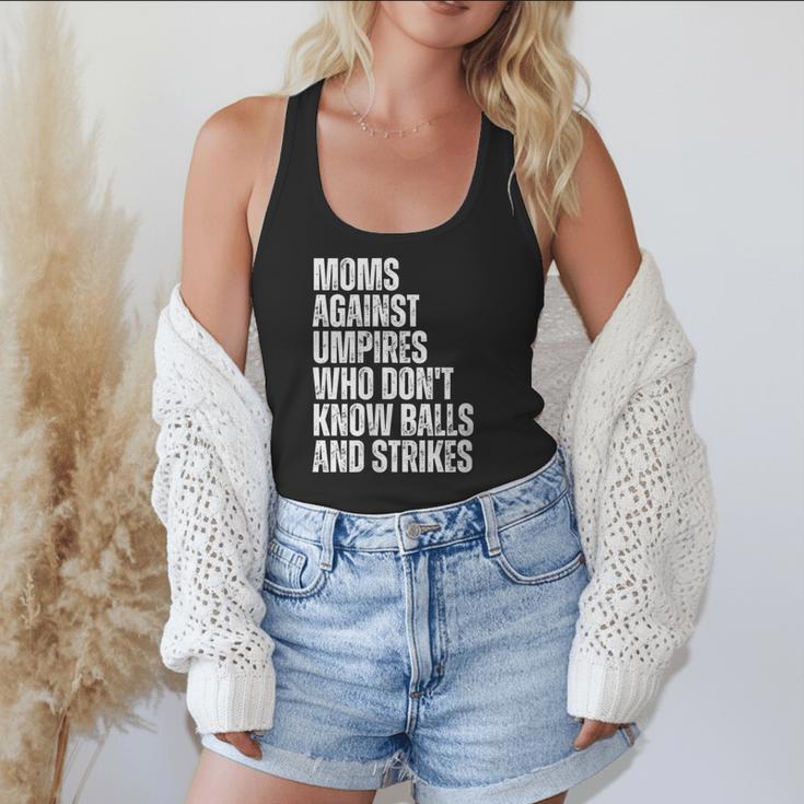 Women's Moms Against Umpires Parents Mom Baseball Sarcastic Flowy Tank Women's Moms Against Umpires Parents Mom Baseball Sarcastic Flowy Tank