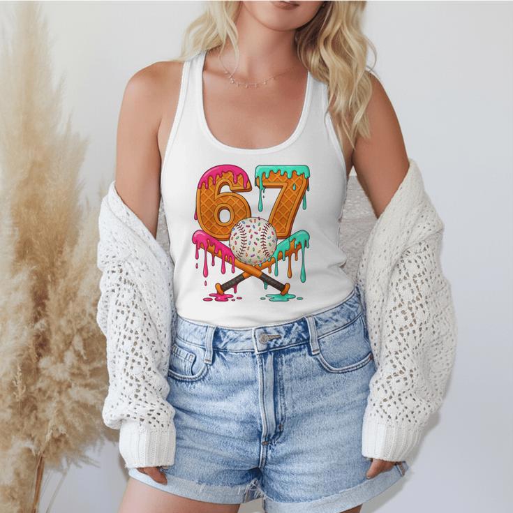 67 Ice Cream Drip Baseball Number 67 Player 67th Birthday Flowy Tank 67 Ice Cream Drip Baseball Number 67 Player 67th Birthday Flowy Tank