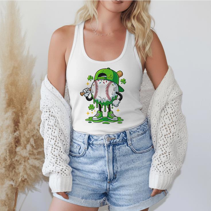 Baseball Drip Ice Cream Apparel Boy Youth St Patrick’s Day Flowy Tank
