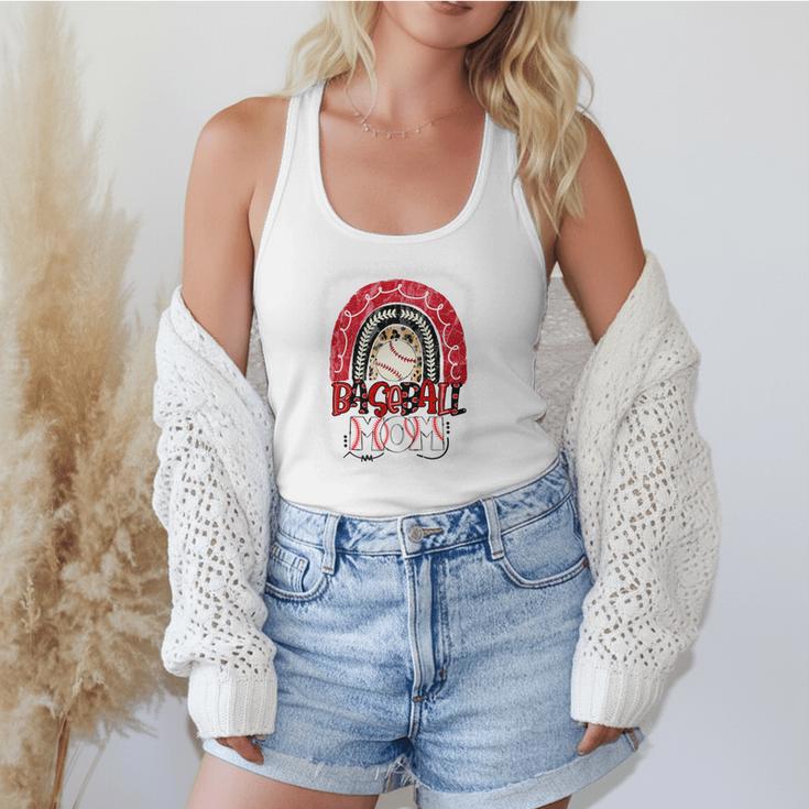 Baseball Mom Rainbow Boho Mommy Premium Flowy Tank