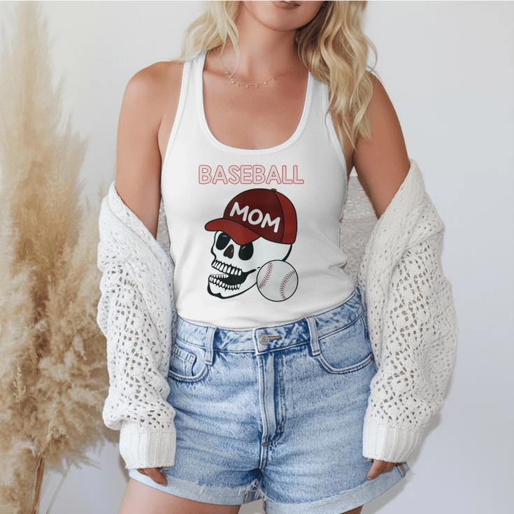 Baseball Mom Skull Sports Skeleton Flowy Tank Baseball Mom Skull Sports Skeleton Flowy Tank