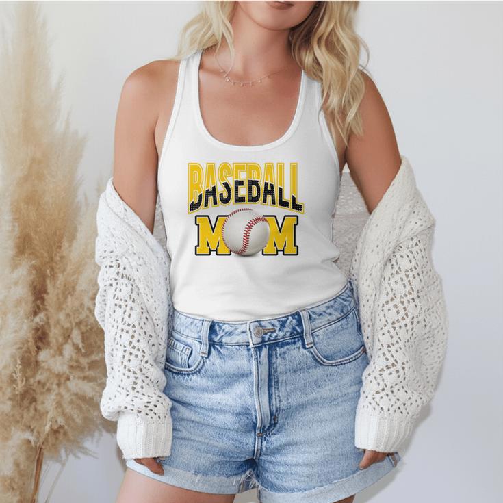 Baseball Mom Sports Mom Yellow Flowy Tank