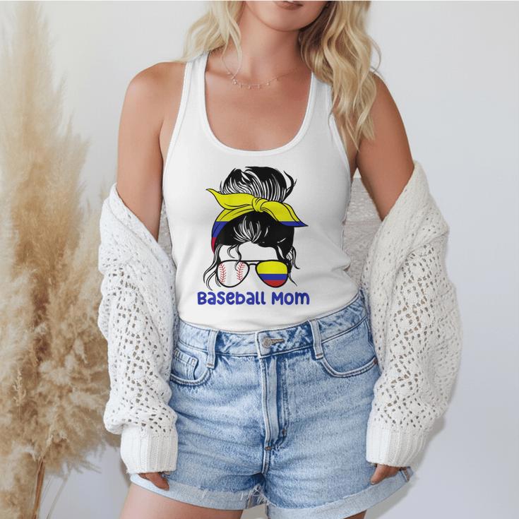Colombia Baseball Mom Messy Bun Flowy Tank Colombia Baseball Mom Messy Bun Flowy Tank