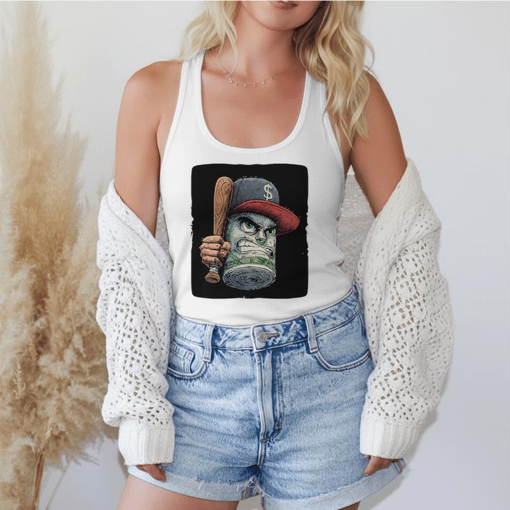Cool Dollar Bill Guy With Cap And Baseball Costume Premium Tri-Blend Flowy Tank Cool Dollar Bill Guy With Cap And Baseball Costume Premium Tri-Blend Flowy Tank