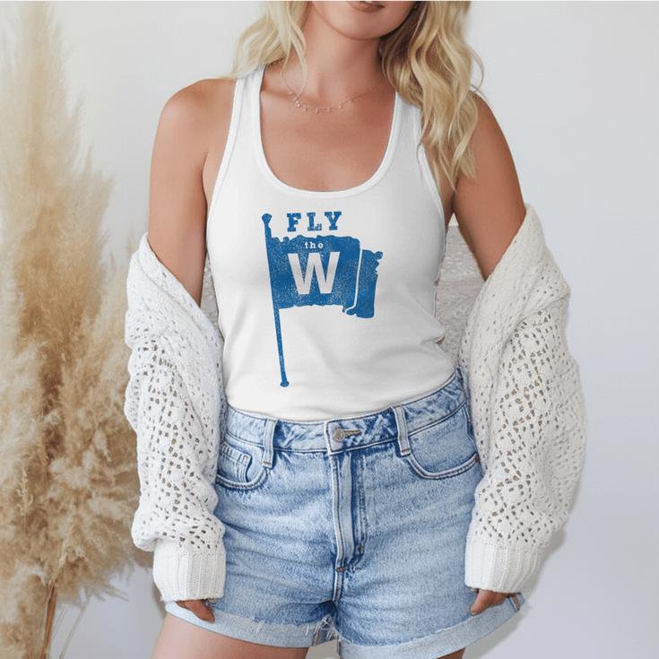 Fly The W Chicago Baseball Winning Flag Distressed Premium Tri-Blend Flowy Tank Fly The W Chicago Baseball Winning Flag Distressed Premium Tri-Blend Flowy Tank