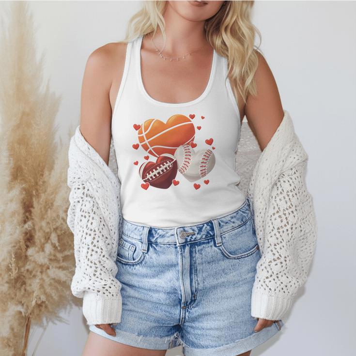 Football Basketball Baseball Heart Valentine Boys Men Kid Flowy Tank Football Basketball Baseball Heart Valentine Boys Men Kid Flowy Tank
