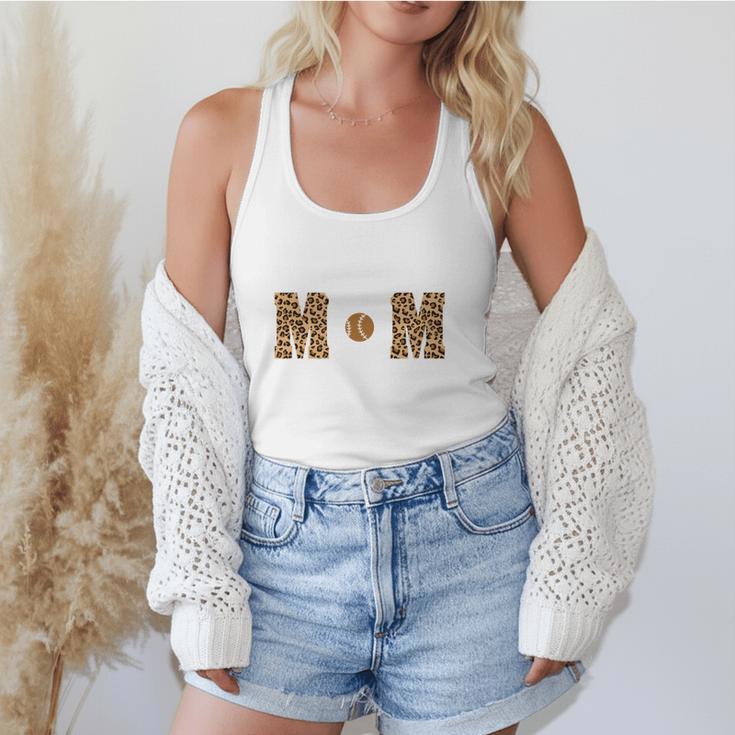 Loud And Proud Baseball Mom Leopard Mama Loves Flowy Tank