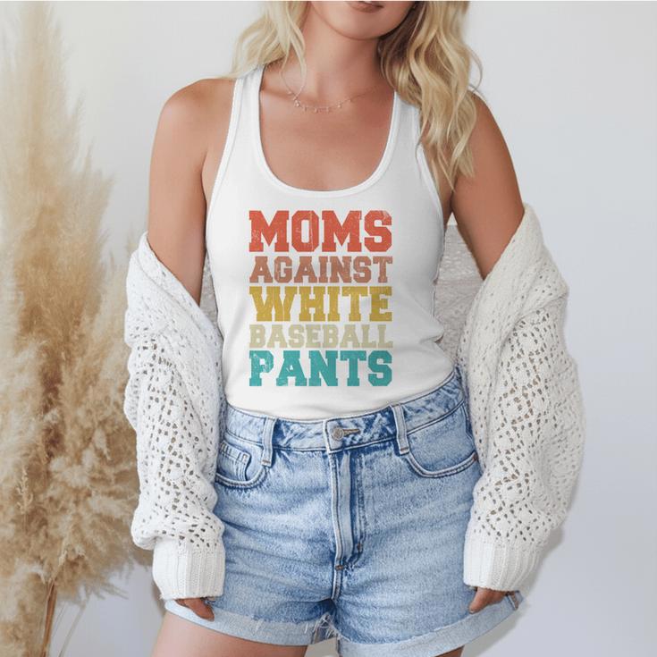 Moms Against Baseball Pants Baseball Mom Mother Flowy Tank