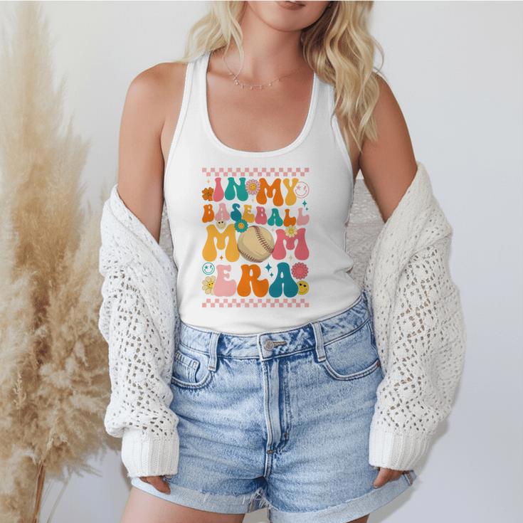 Retro Groovy In My Baseball Mom Era Happy Women Premium Flowy Tank Retro Groovy In My Baseball Mom Era Happy Women Premium Flowy Tank