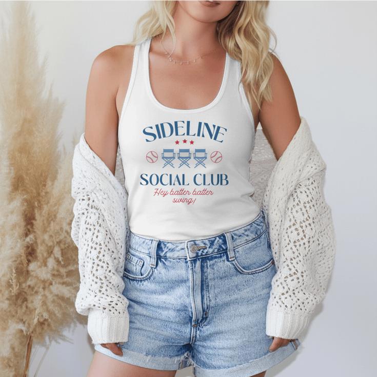 Spring 2025 Swing Batter Baseball Mom Sideline Social Club Flowy Tank Spring 2025 Swing Batter Baseball Mom Sideline Social Club Flowy Tank