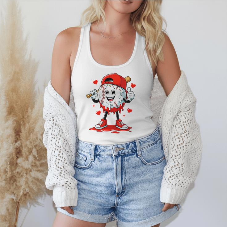 Valentine Baseball Heart Sports Men Boys Kid Flowy Tank Valentine Baseball Heart Sports Men Boys Kid Flowy Tank