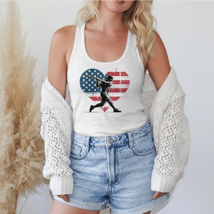 Valentines Baseball Batter Silhouette Heart Men Boys Kid Flowy Tank Valentines Baseball Batter Silhouette Heart Men Boys Kid Flowy Tank