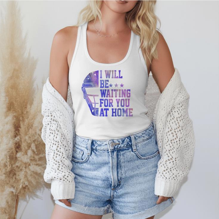 I Will Be Waiting For You At Home Baseball Softball Catcher Flowy Tank