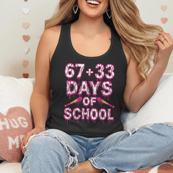 100 Days Of School Baseball Boys Six Seven Drip 100th Day Flowy Tank