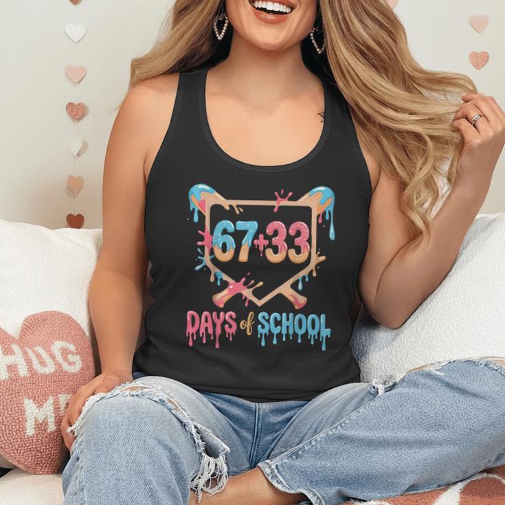 67 33 Days Of School Baseball Drip 100 Days Of School Flowy Tank 67 33 Days Of School Baseball Drip 100 Days Of School Flowy Tank