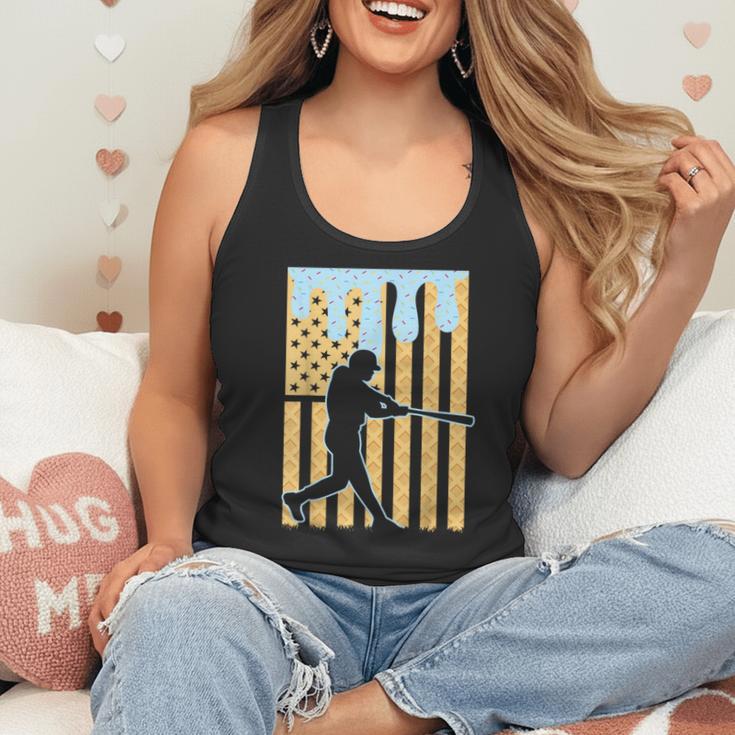 Baseball Drip Boys Dripping Ice Cream Baseball American Flag Flowy Tank Baseball Drip Boys Dripping Ice Cream Baseball American Flag Flowy Tank