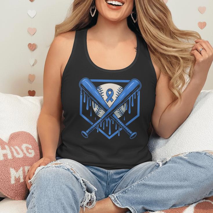Baseball Drip Ice Cream Diabetes Awareness Ribbon Boys Girls Flowy Tank Baseball Drip Ice Cream Diabetes Awareness Ribbon Boys Girls Flowy Tank