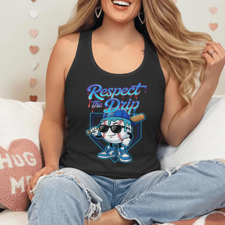 Baseball Drip Ice Cream Respect The Drip Home Plate Boy Kids Flowy Tank Baseball Drip Ice Cream Respect The Drip Home Plate Boy Kids Flowy Tank