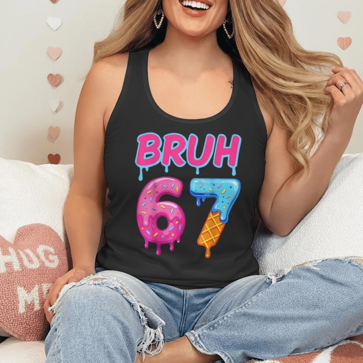 Baseball Ice Cream Drip Number 67 Player Or 67th Birthday Flowy Tank Baseball Ice Cream Drip Number 67 Player Or 67th Birthday Flowy Tank