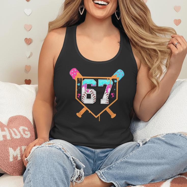 Baseball Ice Cream Drip Number 67 Player Six Seven Meme 6 7 Flowy Tank Baseball Ice Cream Drip Number 67 Player Six Seven Meme 6 7 Flowy Tank