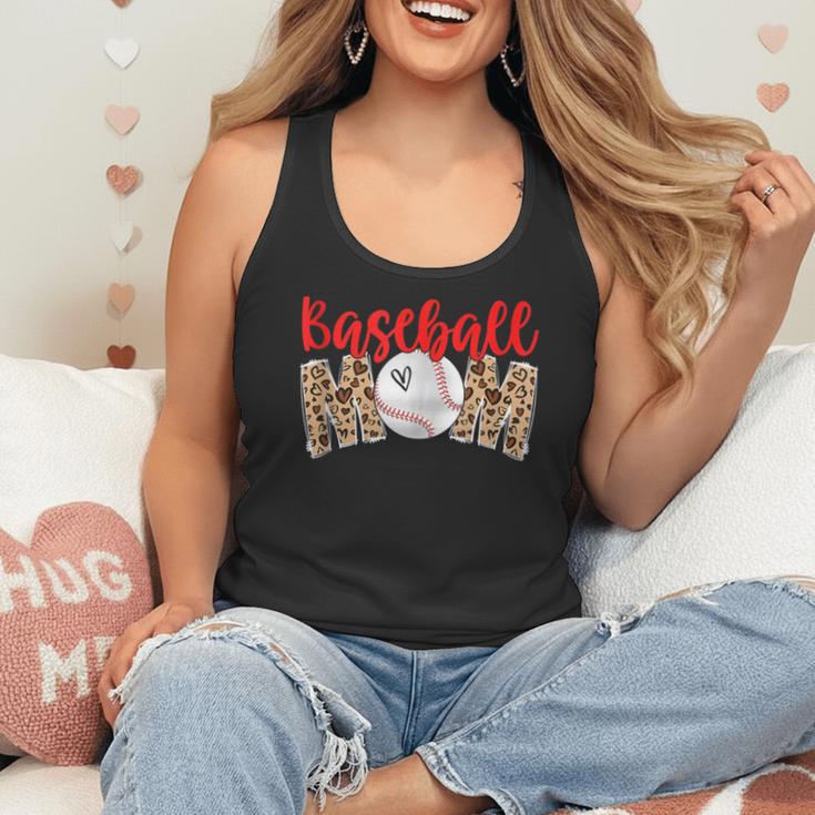 Baseball Mom Leopard Print Cute Mother's Day Sport Lover Flowy Tank Baseball Mom Leopard Print Cute Mother's Day Sport Lover Flowy Tank