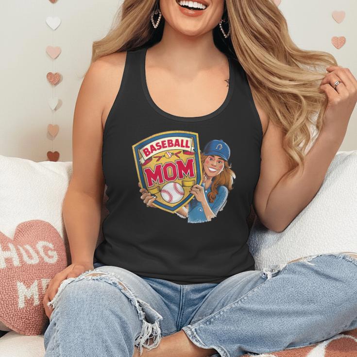 Baseball Mom Mama Mother's In My Baseball Mom Era Flowy Tank