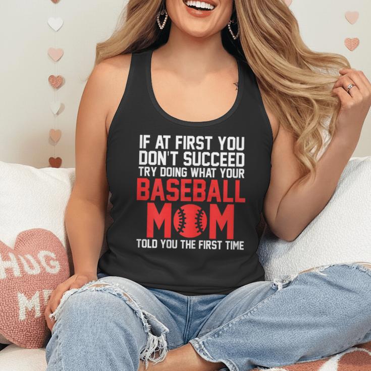 What Your Baseball Mom Told You The First Time Baseball Flowy Tank What Your Baseball Mom Told You The First Time Baseball Flowy Tank