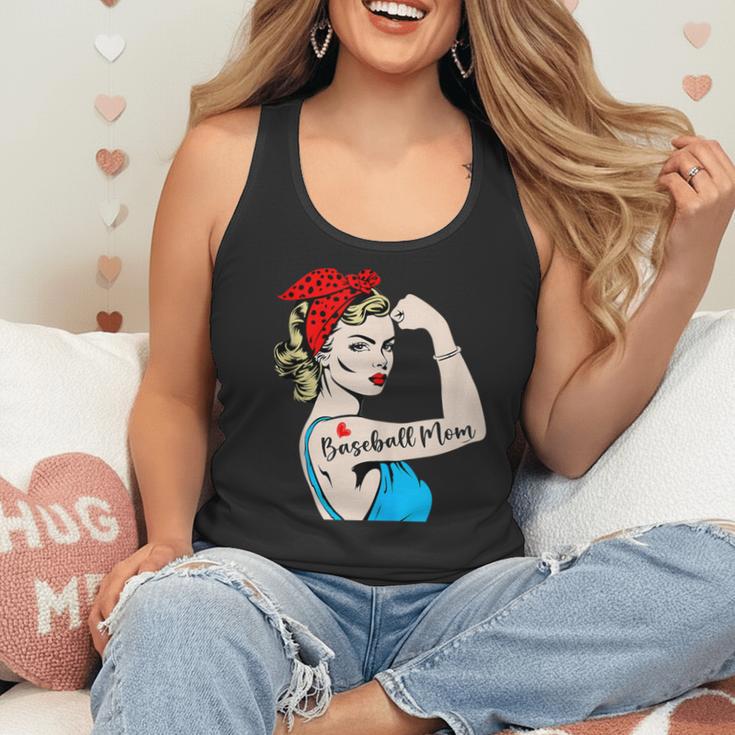 Baseball Mom Woman Baseball Sport Lover Flowy Tank