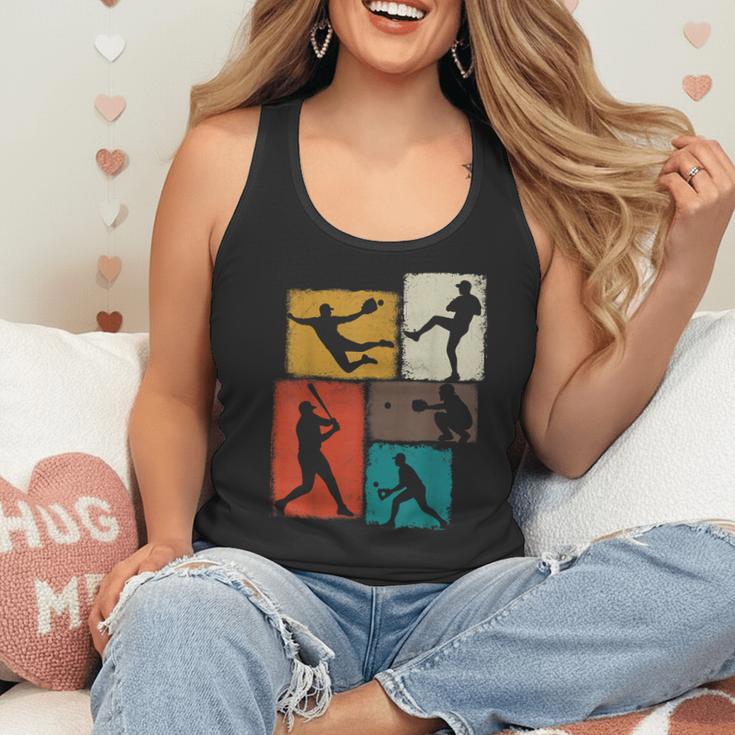 Baseball Player Collage Men Kids Coach Youth Boys Flowy Tank
