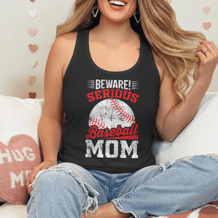 Beware Serious Baseball Mom Game Cheerleading Family Flowy Tank Beware Serious Baseball Mom Game Cheerleading Family Flowy Tank