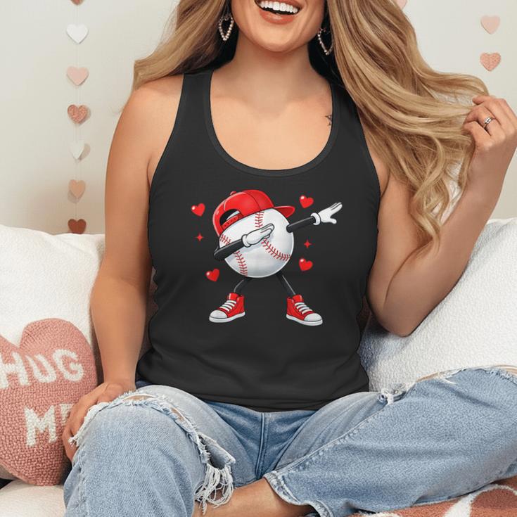 Boys Valentines Baseball Flowy Tank