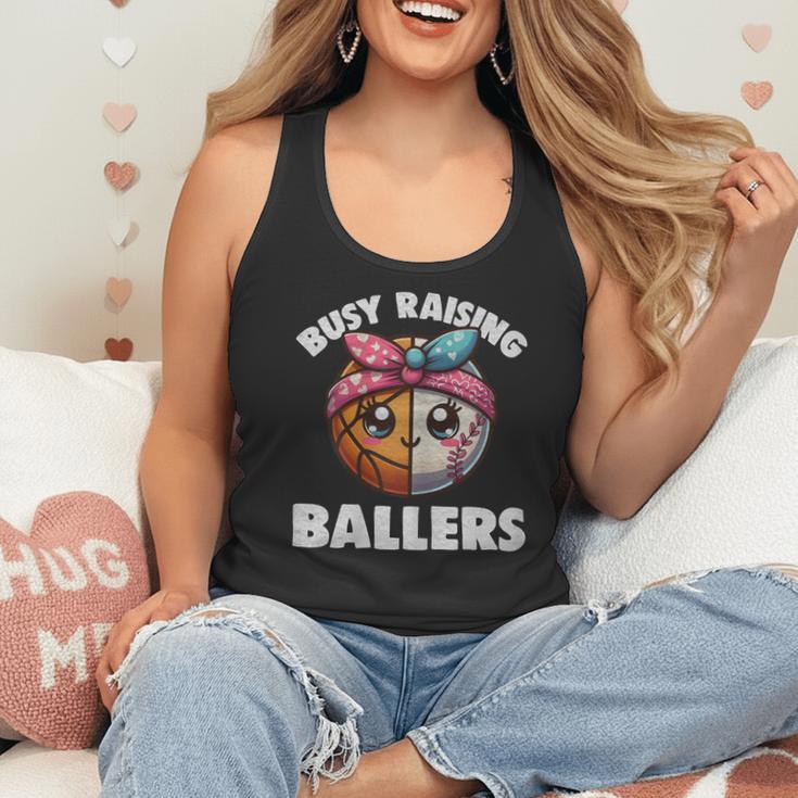 Busy Raising Ballers Basketball Baseball Mom For Women Flowy Tank Busy Raising Ballers Basketball Baseball Mom For Women Flowy Tank