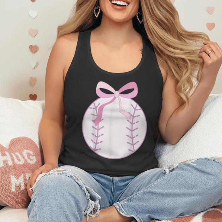 Coquette Baseball Mom Pink Bow Baseball Mama Flowy Tank Coquette Baseball Mom Pink Bow Baseball Mama Flowy Tank