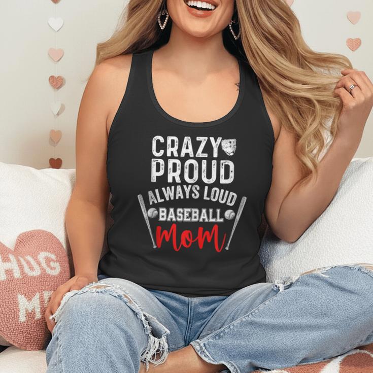 Crazy Proud Always Loud Baseball Mom Flowy Tank Crazy Proud Always Loud Baseball Mom Flowy Tank