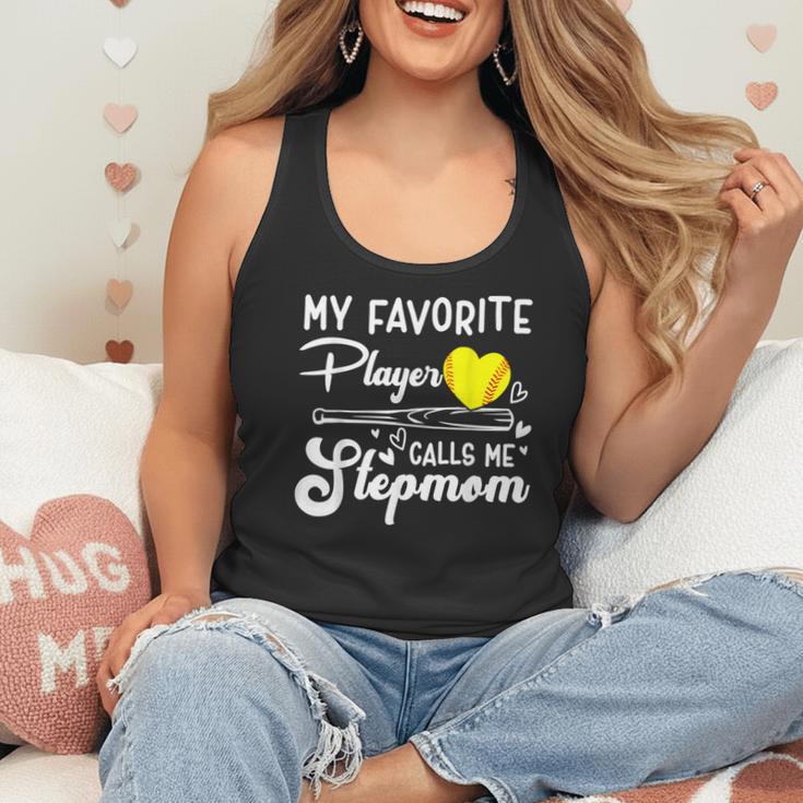 My Favorite Player Calls Me Stepmom Softball Baseball Mom Flowy Tank My Favorite Player Calls Me Stepmom Softball Baseball Mom Flowy Tank