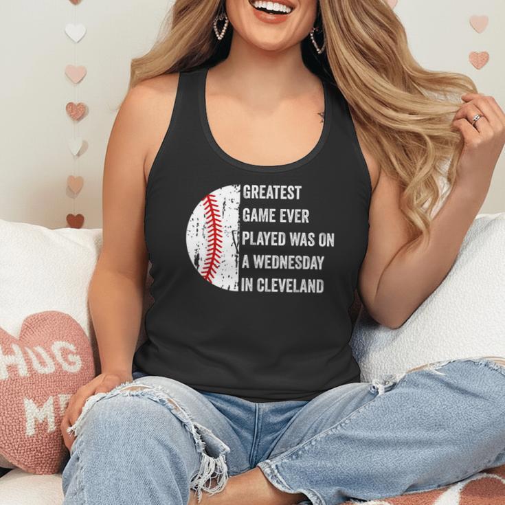 Greatest Game Ever Played Was In Cleveland 2016 Baseball Flowy Tank