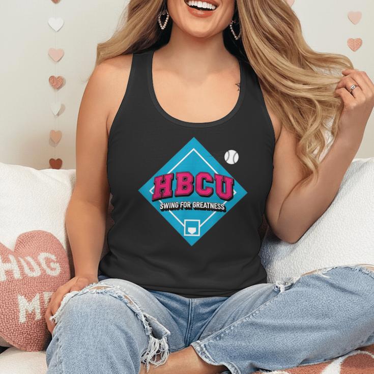 HBCU Swing For Greatness Baseball Softball College Apparel Flowy Tank