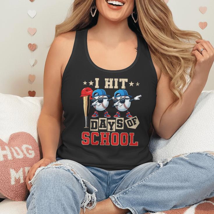 I Hit 100 Days Of School Baseball Kids Boy Teacher 100th Day Flowy Tank I Hit 100 Days Of School Baseball Kids Boy Teacher 100th Day Flowy Tank