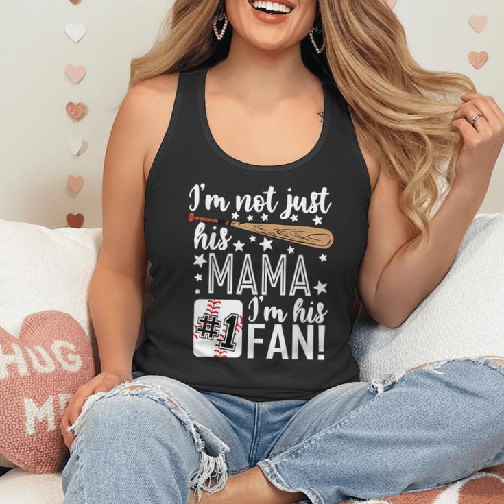 I'm Not Just His Mama I'm His 1 Fan Baseball Mom Flowy Tank I'm Not Just His Mama I'm His 1 Fan Baseball Mom Flowy Tank