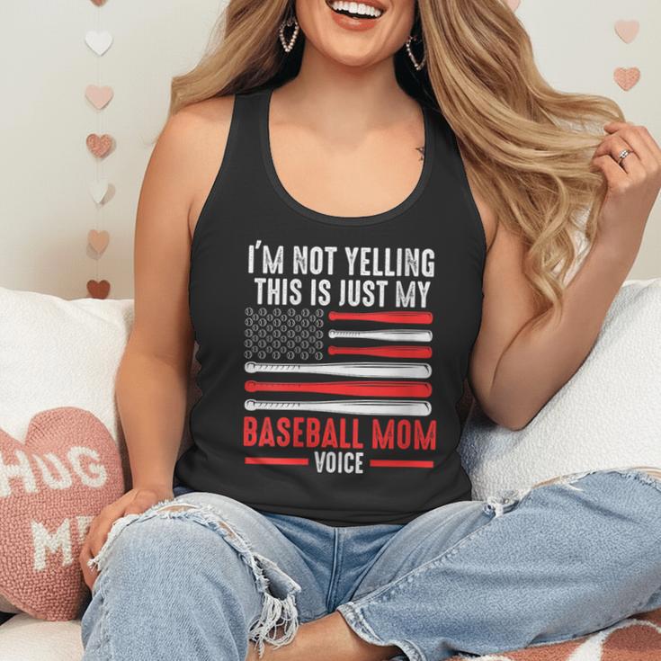 I'm Not Yelling This Is Just My Baseball Mom Voice Sport Flowy Tank