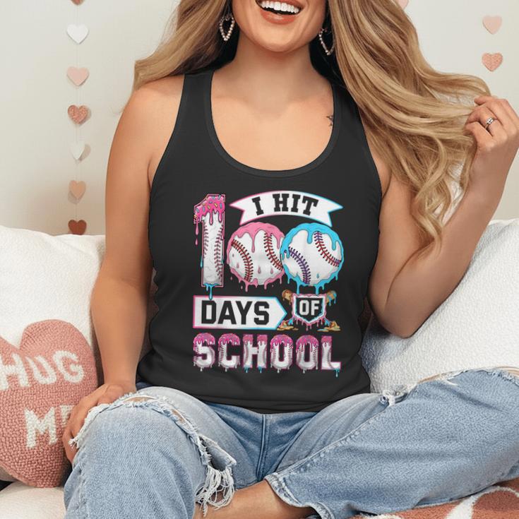 Kids 100 Days Of School Boys 100th Day Baseball Drip Toddler Flowy Tank Kids 100 Days Of School Boys 100th Day Baseball Drip Toddler Flowy Tank