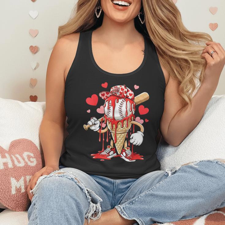 Kids Baseball Drip Ice Cream Apparel Kids Boys Valentine Flowy Tank