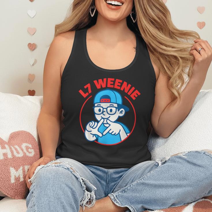 L7 Weenie Baseball Softball Flowy Tank L7 Weenie Baseball Softball Flowy Tank