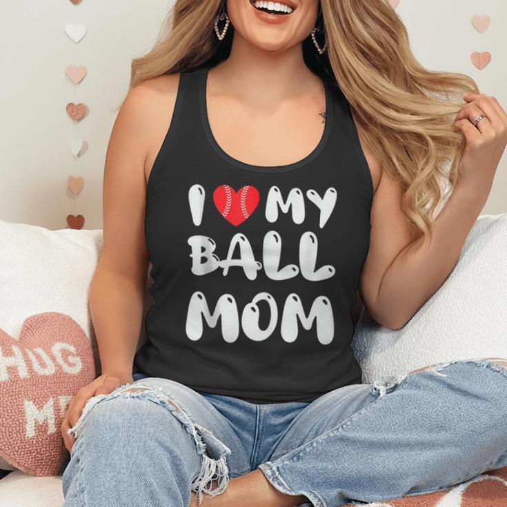 I LOVE MY BASEBALL MOM Flowy Tank I LOVE MY BASEBALL MOM Flowy Tank