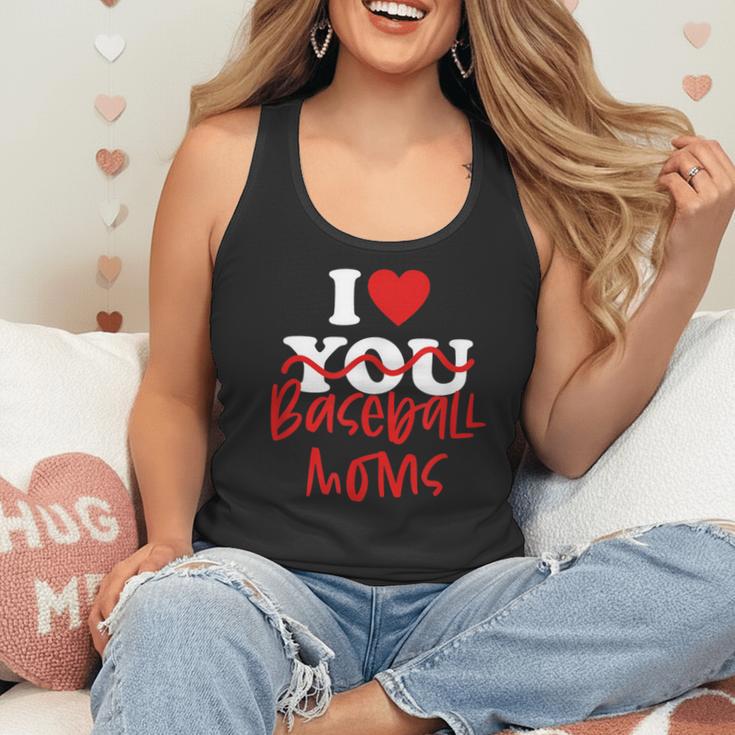 I Love Baseball Moms Flowy Tank