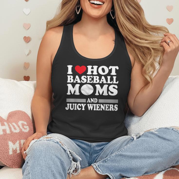 I Love Hot Baseball Mom Wieners Flowy Tank I Love Hot Baseball Mom Wieners Flowy Tank