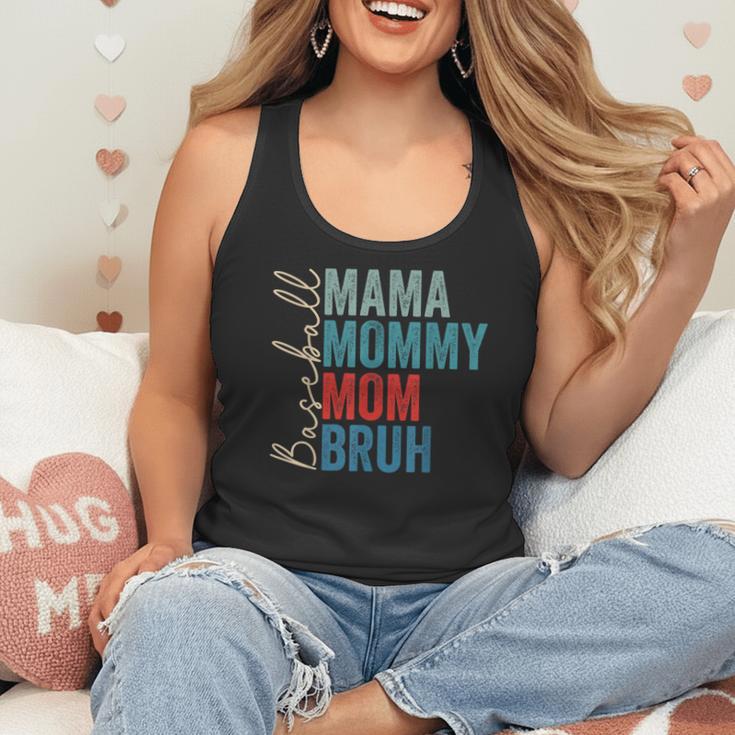 Mama Mommy Mom Bruh Baseball Mom Lover Mother's Day Flowy Tank