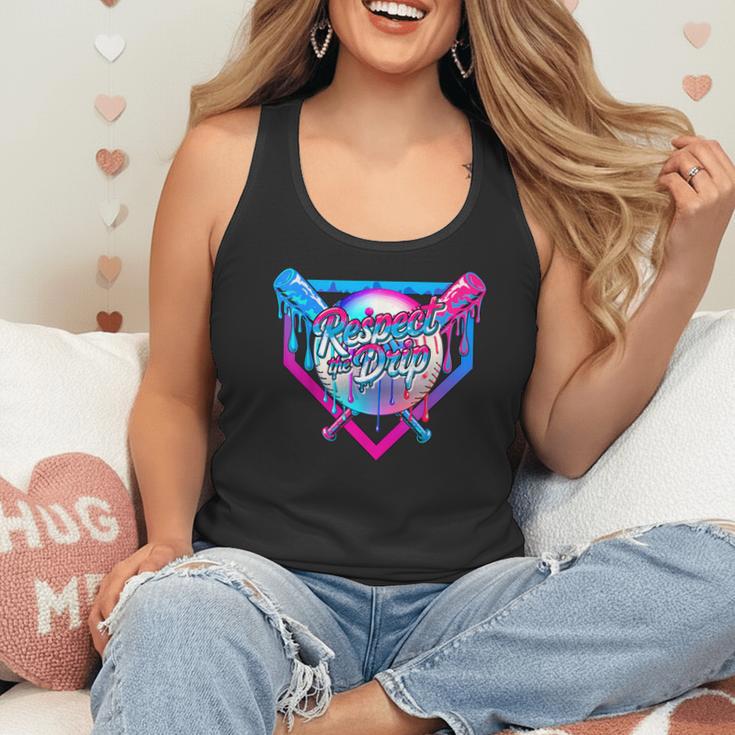 Respect The Drip Baseball Ice Cream For Kids Boys Youth Flowy Tank Respect The Drip Baseball Ice Cream For Kids Boys Youth Flowy Tank